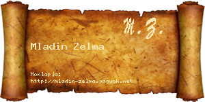 Mladin Zelma névjegykártya